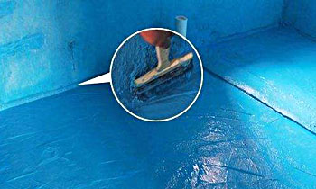 水泥基防水涂料施工小竅門